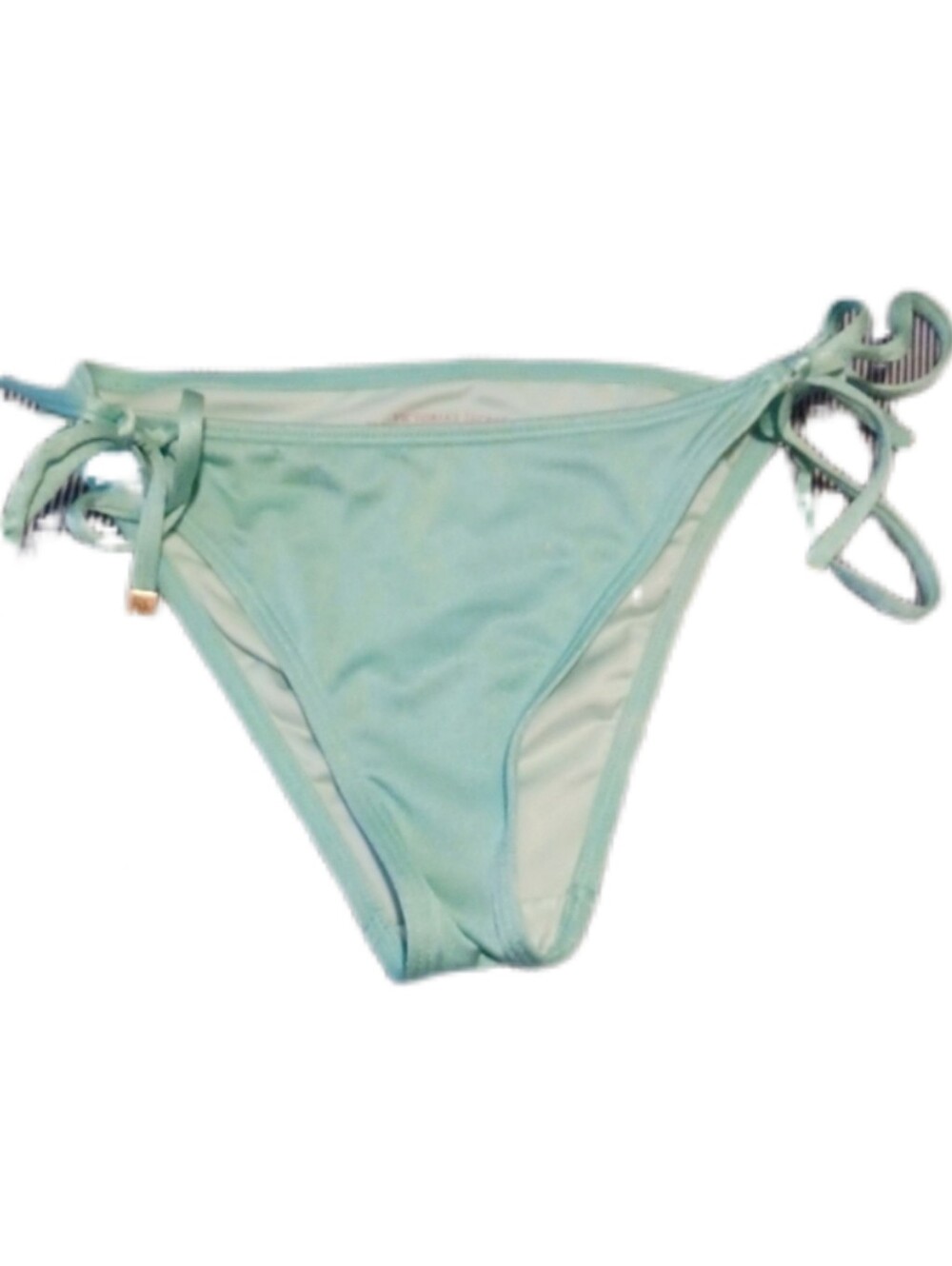 -- Victoria's Secret Lite Green Tie-Side Bikini Bottom Size Medium